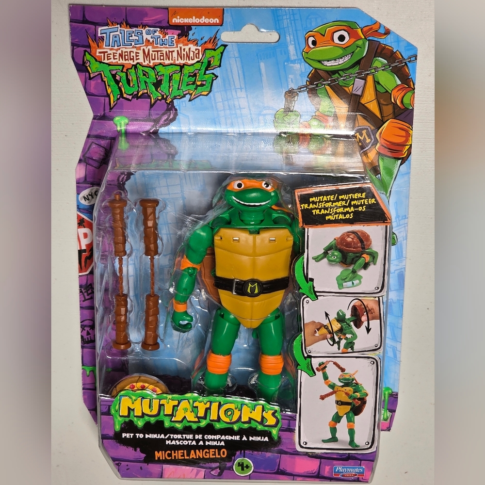 Tales Of The Teenage Mutant Ninja Turtles Mutations Michelangelo Figure